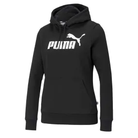 Puma - Women's Essentials Logo Hoodie (586788 01) Headphone Hole