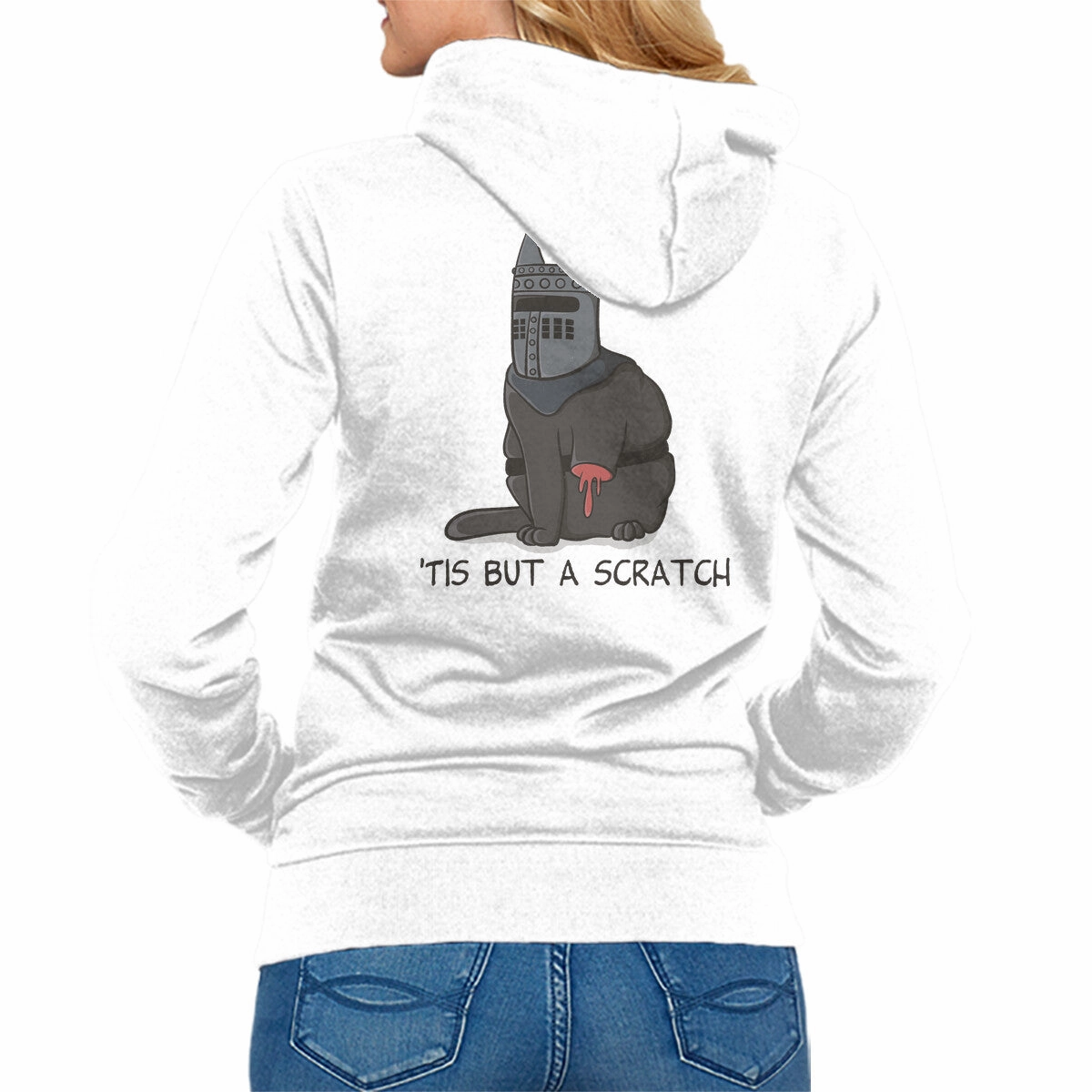 product wedding guest charm Tis But A Scratch Cat