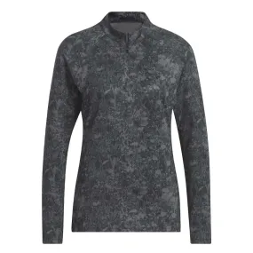 Reinforced Seam Durability Heat Keep adidas - Women's Ultimate365 Tour Long Sleeve Printed Golf Polo (HT1228)