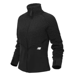New Balance - Women's Heat Loft Athletic Jacket (WJ13118 BK) DualLayer Weave