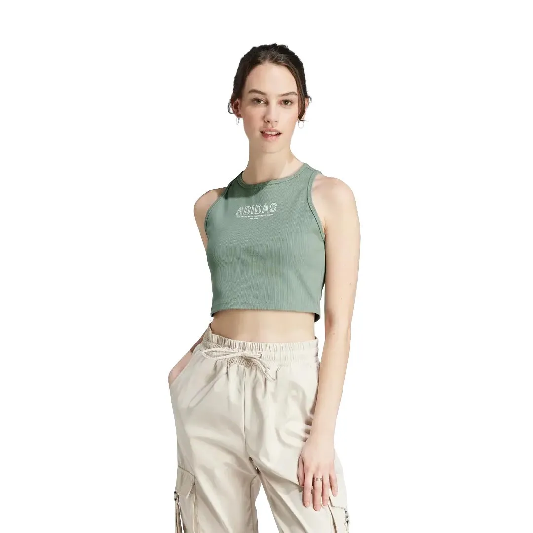 adidas - Women's Last Days Of Summer Tank Top (IR8376) Compact Design Eco Conscious Production