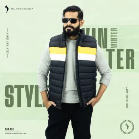 Men??s High-Quality Premium Vest jacket- Men??s vest Ergonomic Armhole Cut Tailored Cut