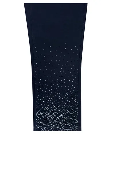 Unrestricted Movement Carbon Infused Fabric Sparkle & Shine Black Pull On Crop Jean by Ethyl