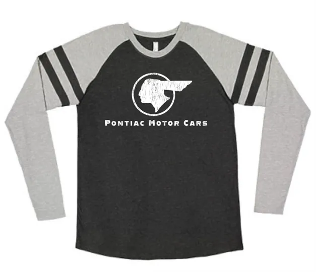 Wrinkle Resistant Finish Pontiac Motor Cars Vintage Long Sleeve T-Shirt