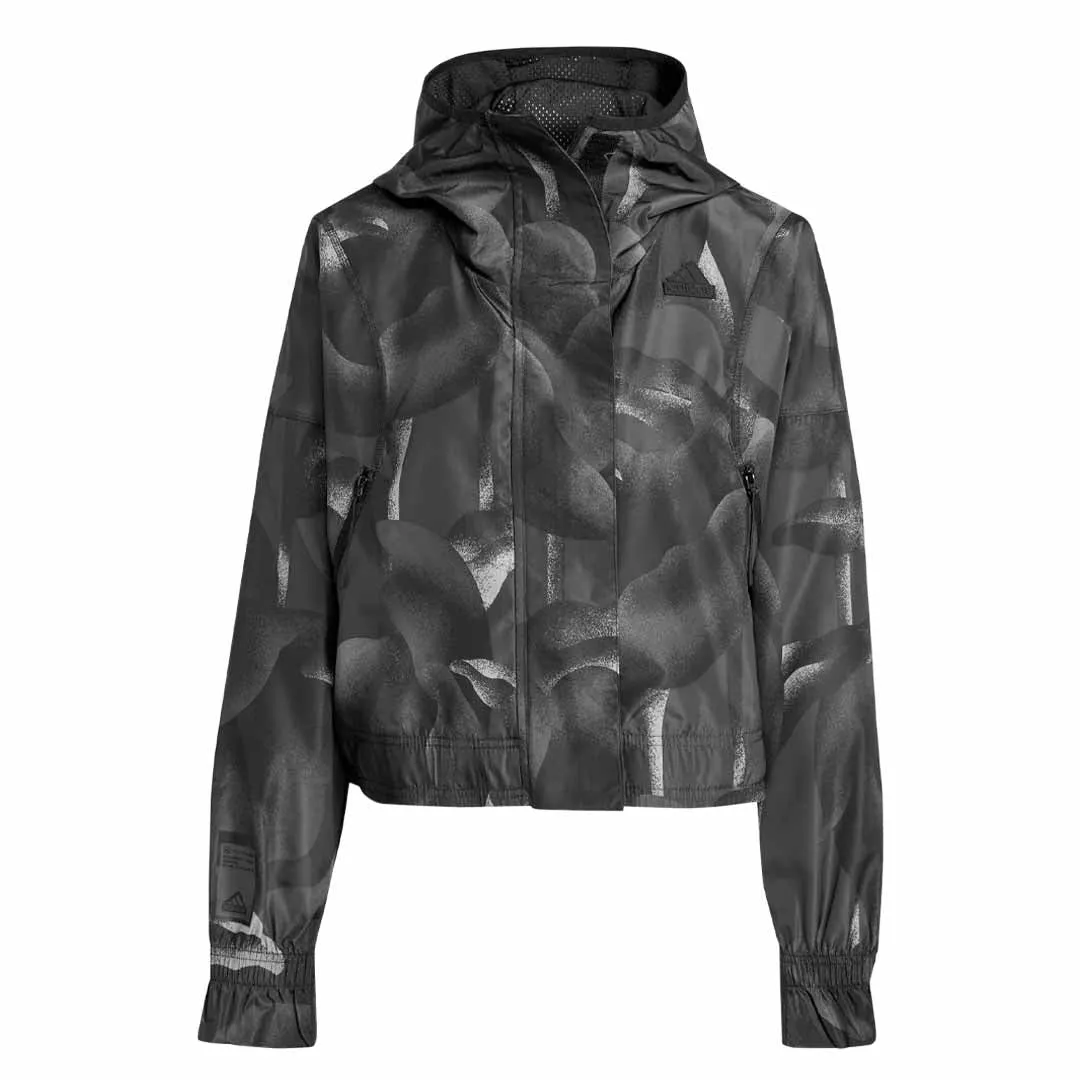 adidas - Women's City Escape Full Zip Jacket (IM4956) Secure Chest Pocket