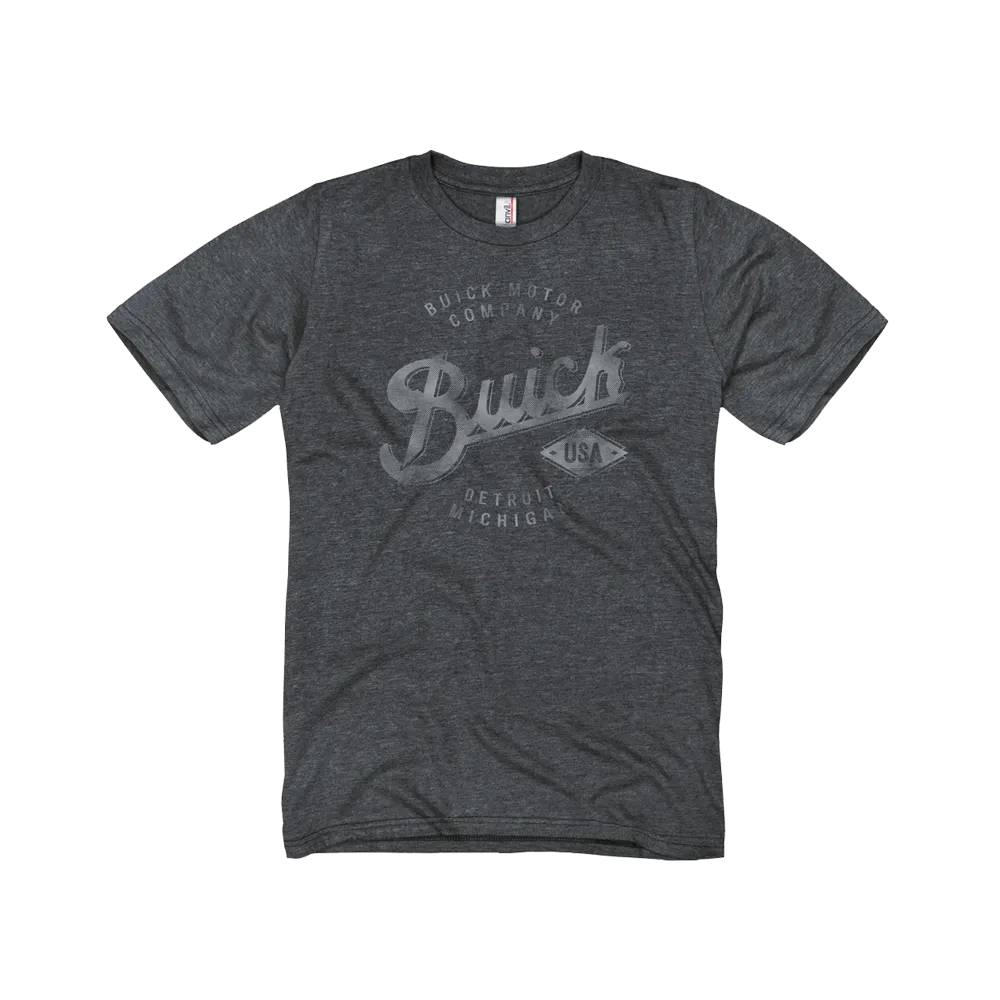 Buick Vintage Script T-Shirt slim fit Minimalist Look