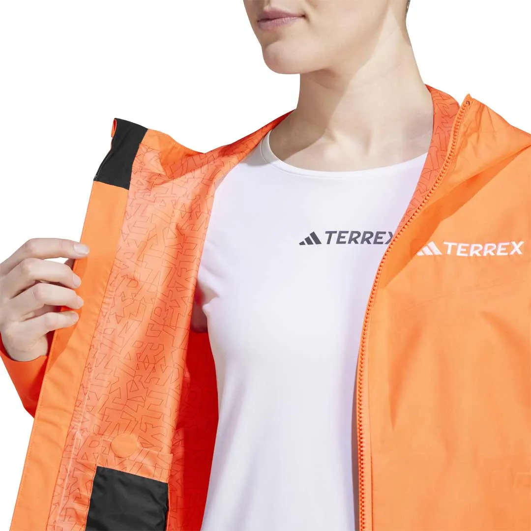 Fleece Lined adidas - Women's Terrex 2.5 Layer RAIN.RDY Jacket (IK5675)