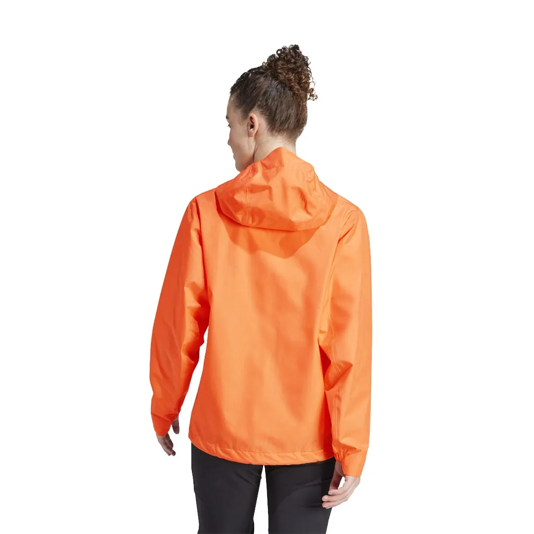 adidas - Women's Terrex 2.5 Layer RAIN.RDY Jacket (IK5675) Contoured Back Panel
