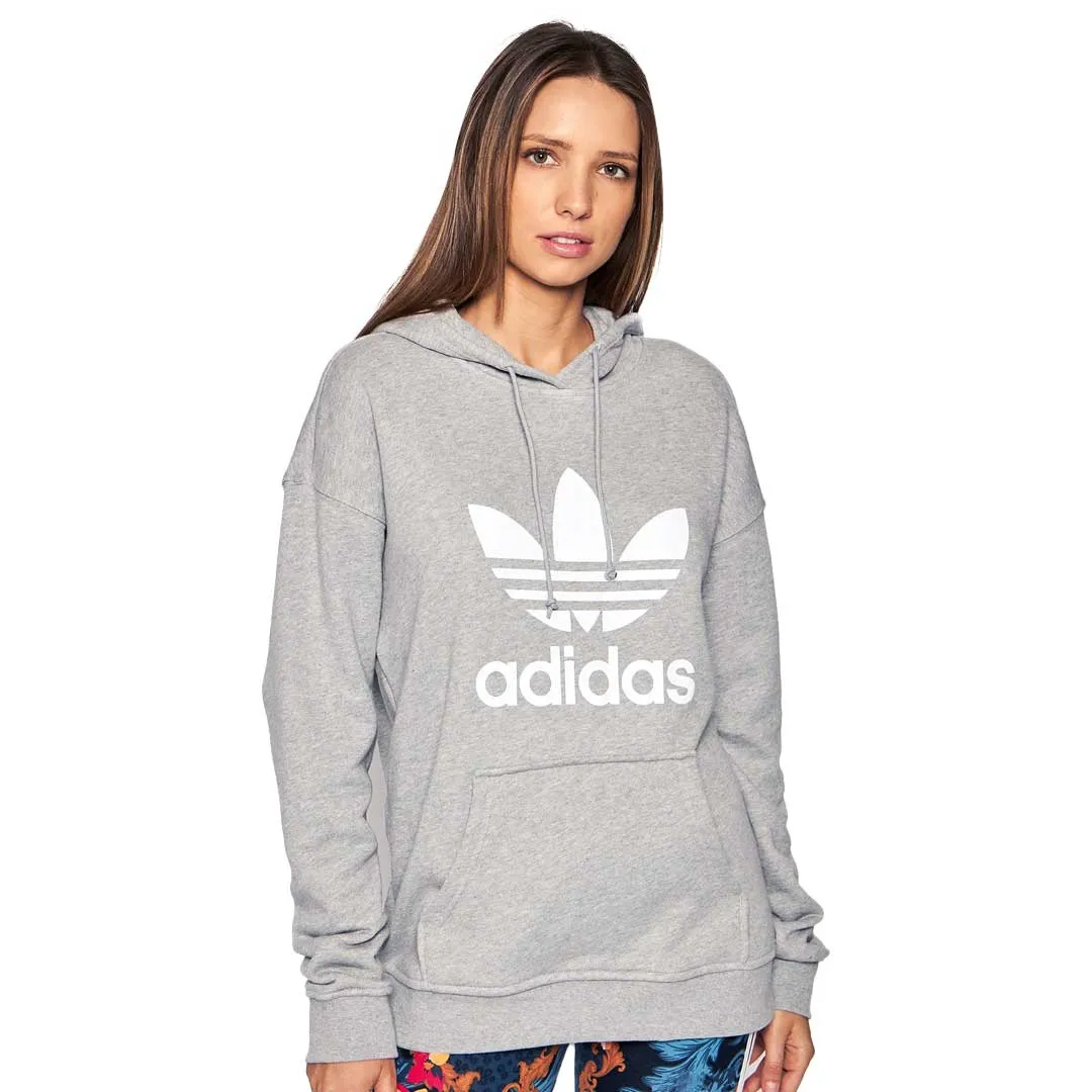 adidas - Women's Trefoil Hoodie (H33589) Waterproof Design Light Day Jacket