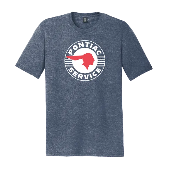 Vintage Pontiac Service Logo T-Shirt Basic Comfort