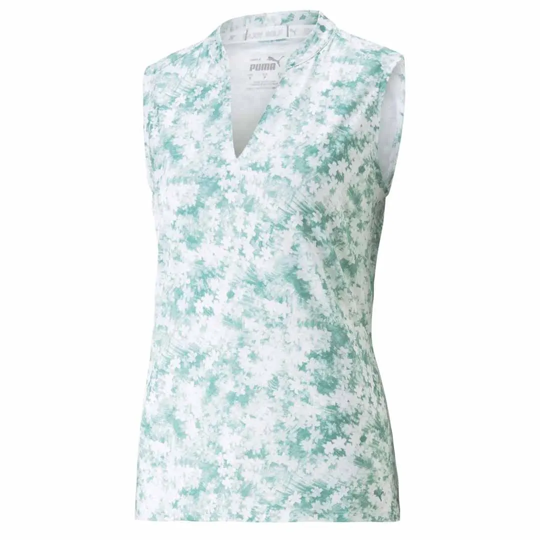 Double layer fabric Waterproof Zipper Closure Puma - Women's MATTR Stillwater Sleeveless Polo (537491 02)