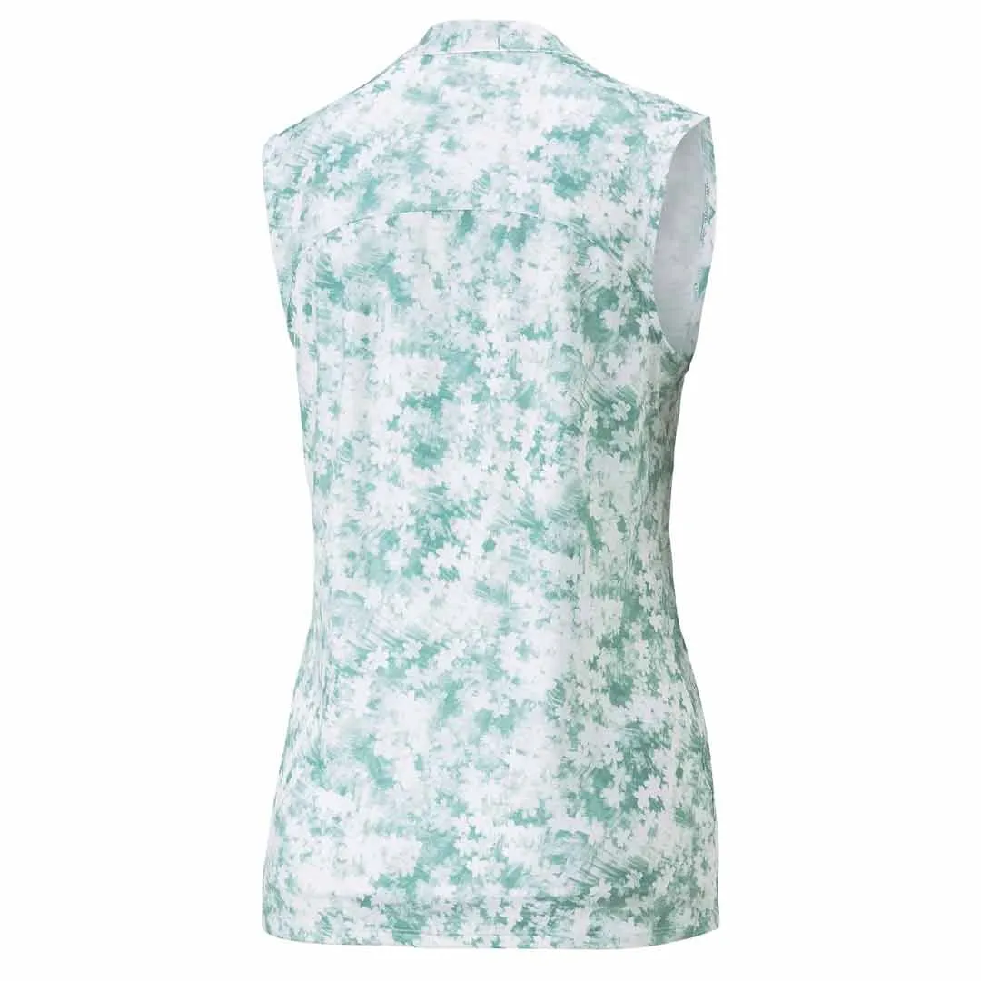 Puma - Women's MATTR Stillwater Sleeveless Polo (537491 02) Midweight Layer AdjustableCuffs