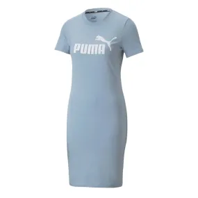 Glove Friendly Cuff Design Recycled Polyester Blend Puma - Women's Essentials Slim Tee Dress (848349 79)
