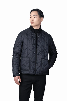 Elastic Binding Lunar New Year Men's Quilted Short Jacket