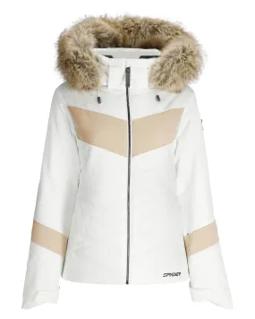 anti static coating Soft Touch Texture Womens Primrose Jacket - White