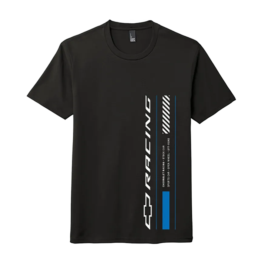 Stretch waistband Sleek Performance Fit Chevy Motorsports Racing Graphic T-Shirt