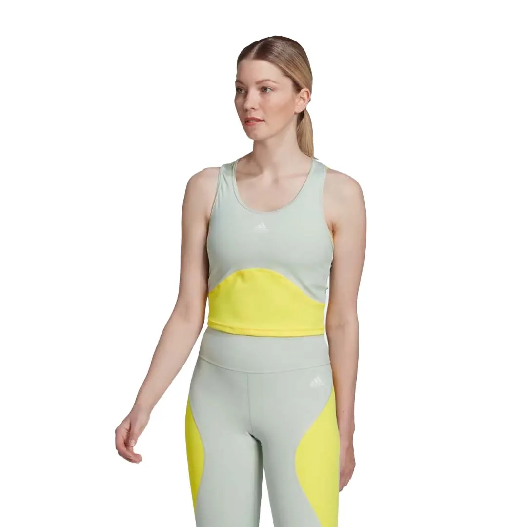 adidas - Women's Aeroready Train HIIT Crop Tank Top (HM3896) Airflow Optimization