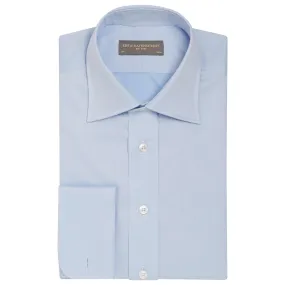 Allen Pale Blue Light Twill Shirt Sustainable production