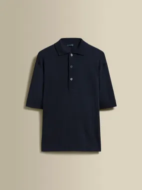 Crepe Cotton Polo Shirt Ventilated Armhole Design Shrink Resistant Process