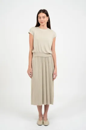 Coordinated Set TAYLOR PLEATED MIDI SKIRT
