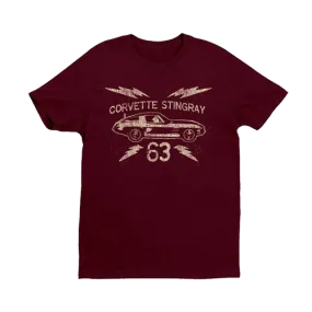 Corvette 1963 Chevrolet Stingray T-Shirt Urban Smart Comfy and Versatile