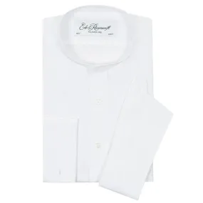 Ellis White Poplin Cotton Tunic Shirt bohemian flair