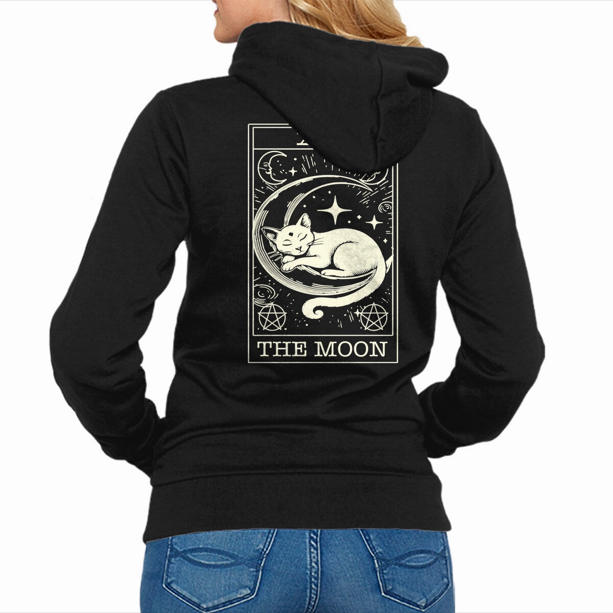 The Moon Tarot Card Classic Minimal Warm Layering