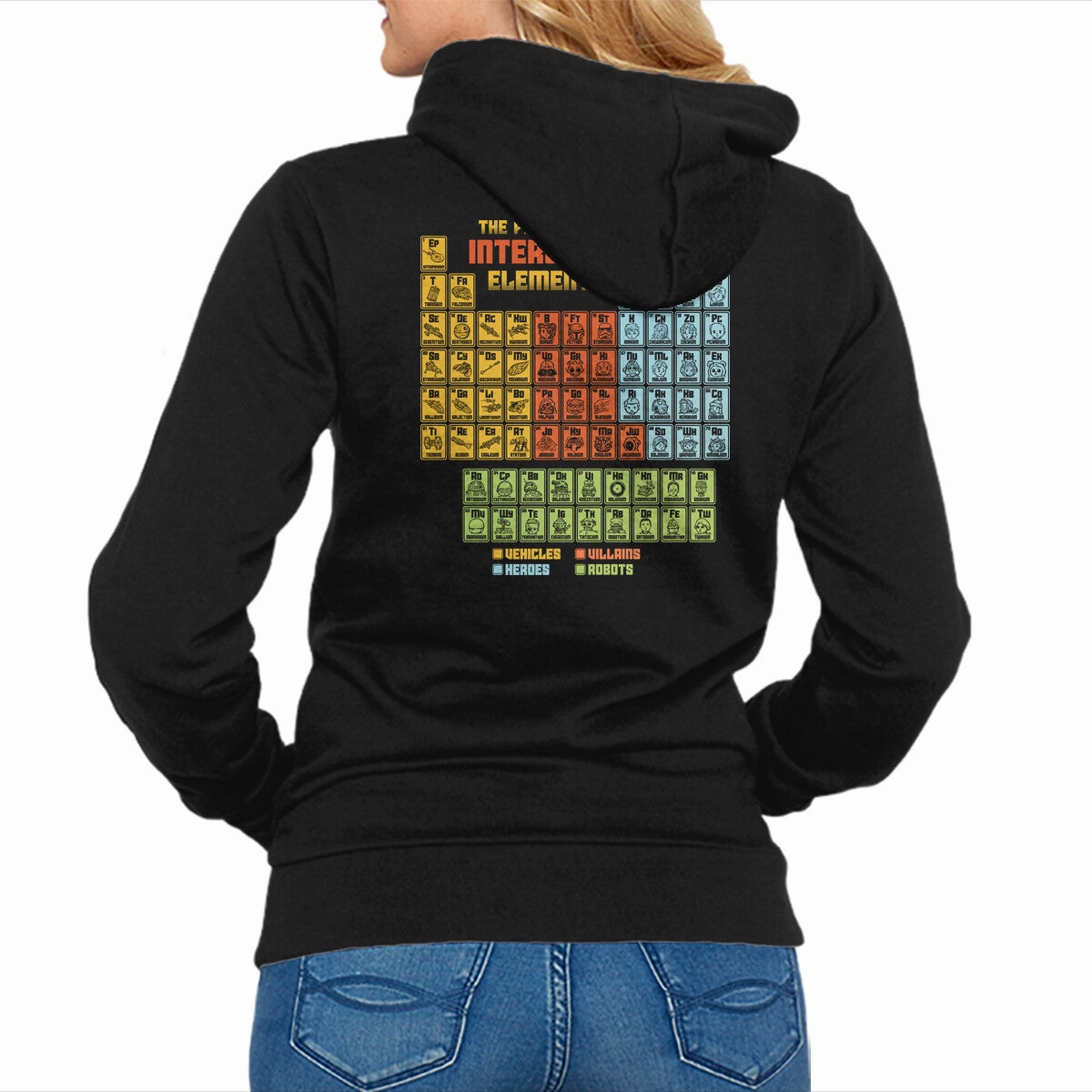 The Periodic Table Of Intergalactic Elements Fashion Piece Trendy Design