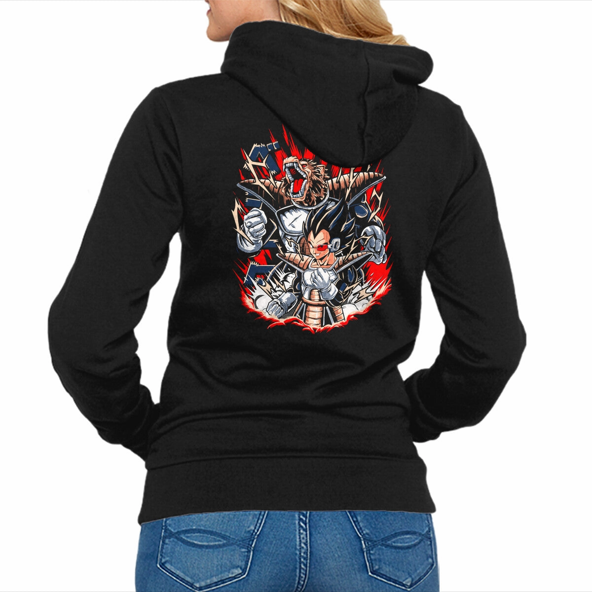 The Prince Of Saiyans Relaxed Hoodie Pockets