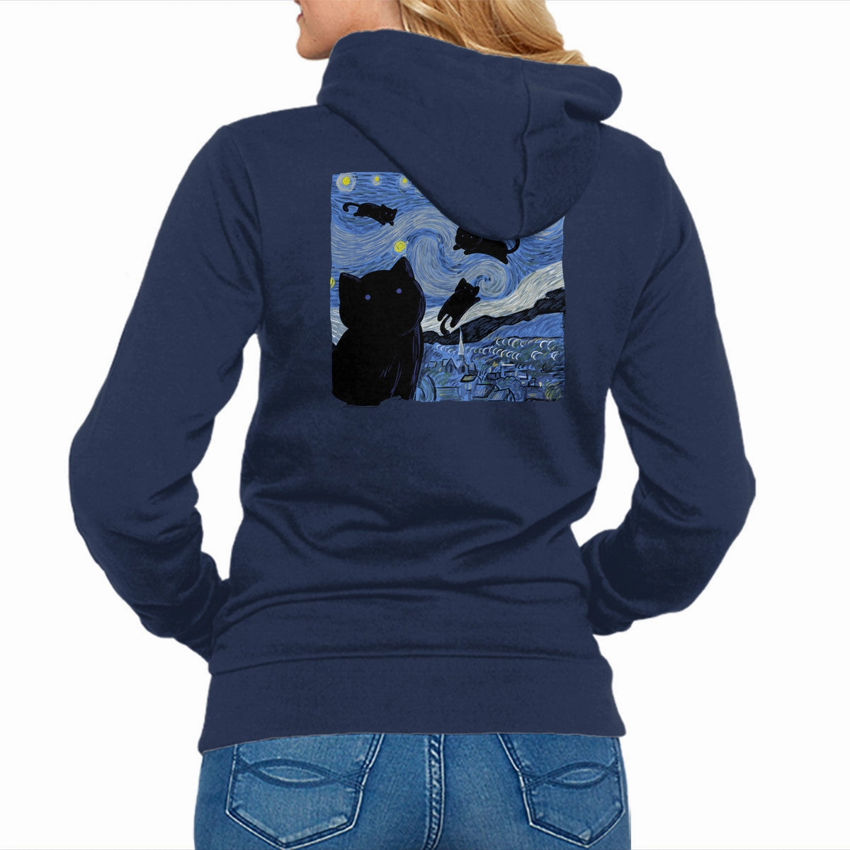 The Starry Cat Night product hat style statement