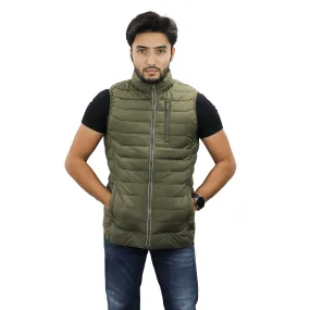 Ultra Lightweight Design Men??s High-Quality Premium Vest jacket- FM  Vest- Dark Olive Green