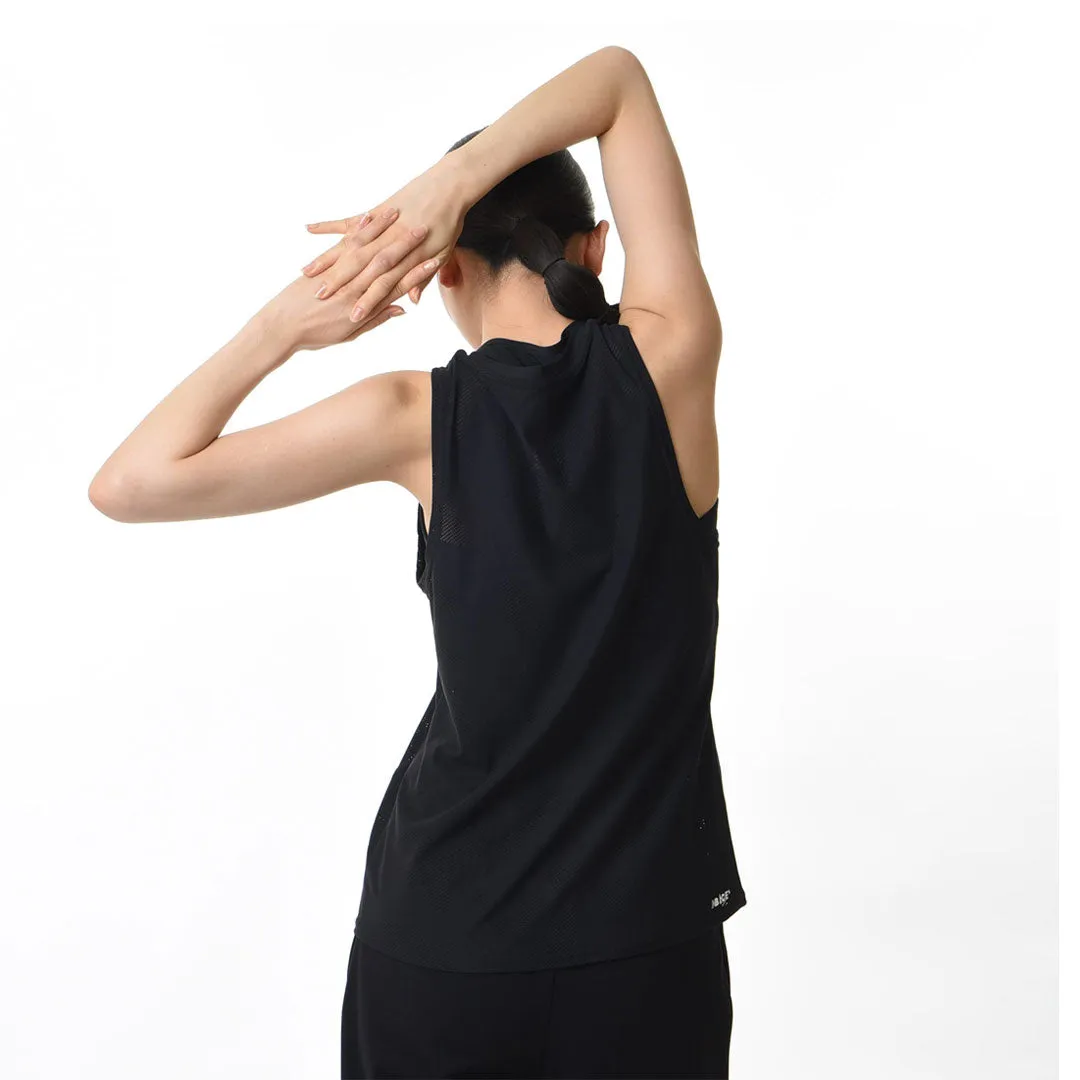Heat Resistant Fabric Slip Resistant Grip New Balance - Women's Q Speed Jacquard Tank Top (WT33280 BK)