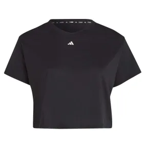 adidas - Women's Studio SS T-Shirt (Plus Size) (HN5552) Temperature Regulating Fabric