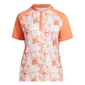 adidas - Women's Floral Golf Polo (Plus Size) (IA9129) Neutral Style