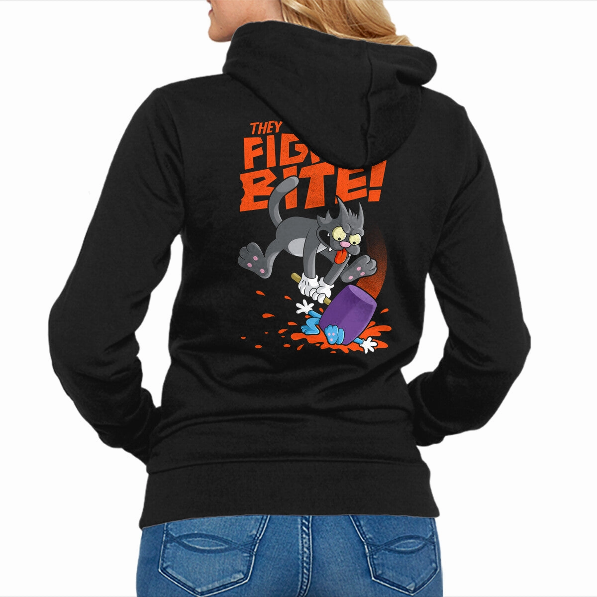 They Fight And Bite stud accents