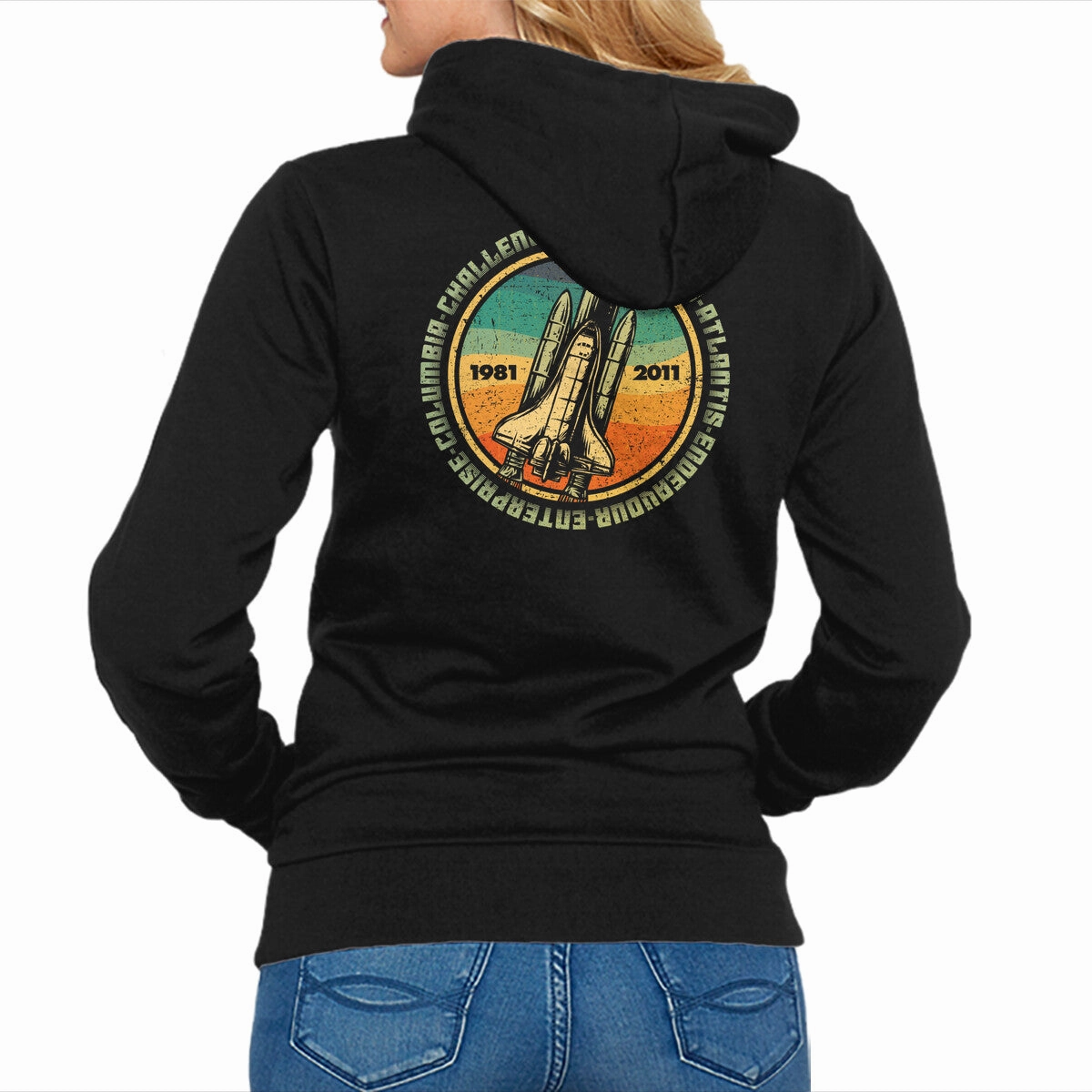 Through Hardship To The Stars skiing suitable Chic Hoodie