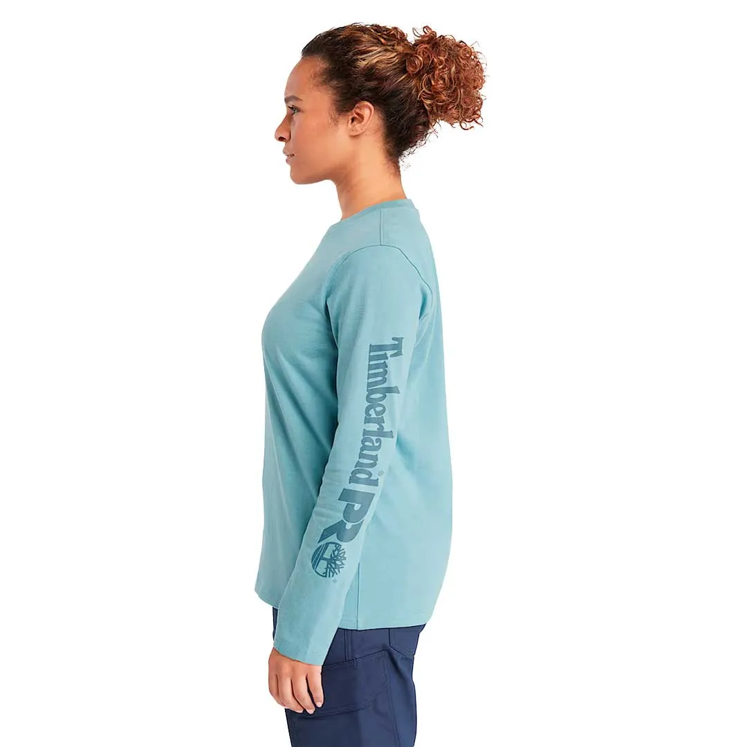 Timberland Pro - Women's Cotton Core Long Sleeve T-Shirt (TB0A6D8JDR5) Warm Lining mesh ventilation