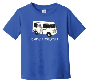 semi-formal style Smart Layer Toddler Chevy Trucks Ice Cream Graphic T-Shirt