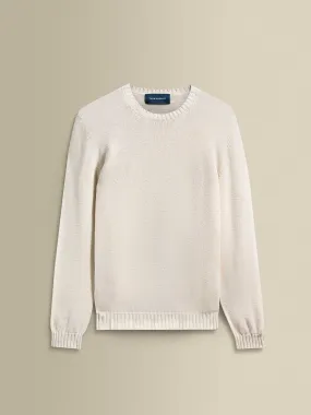 Seasonal Casual Look Bourette Silk Crew Neck Sweater