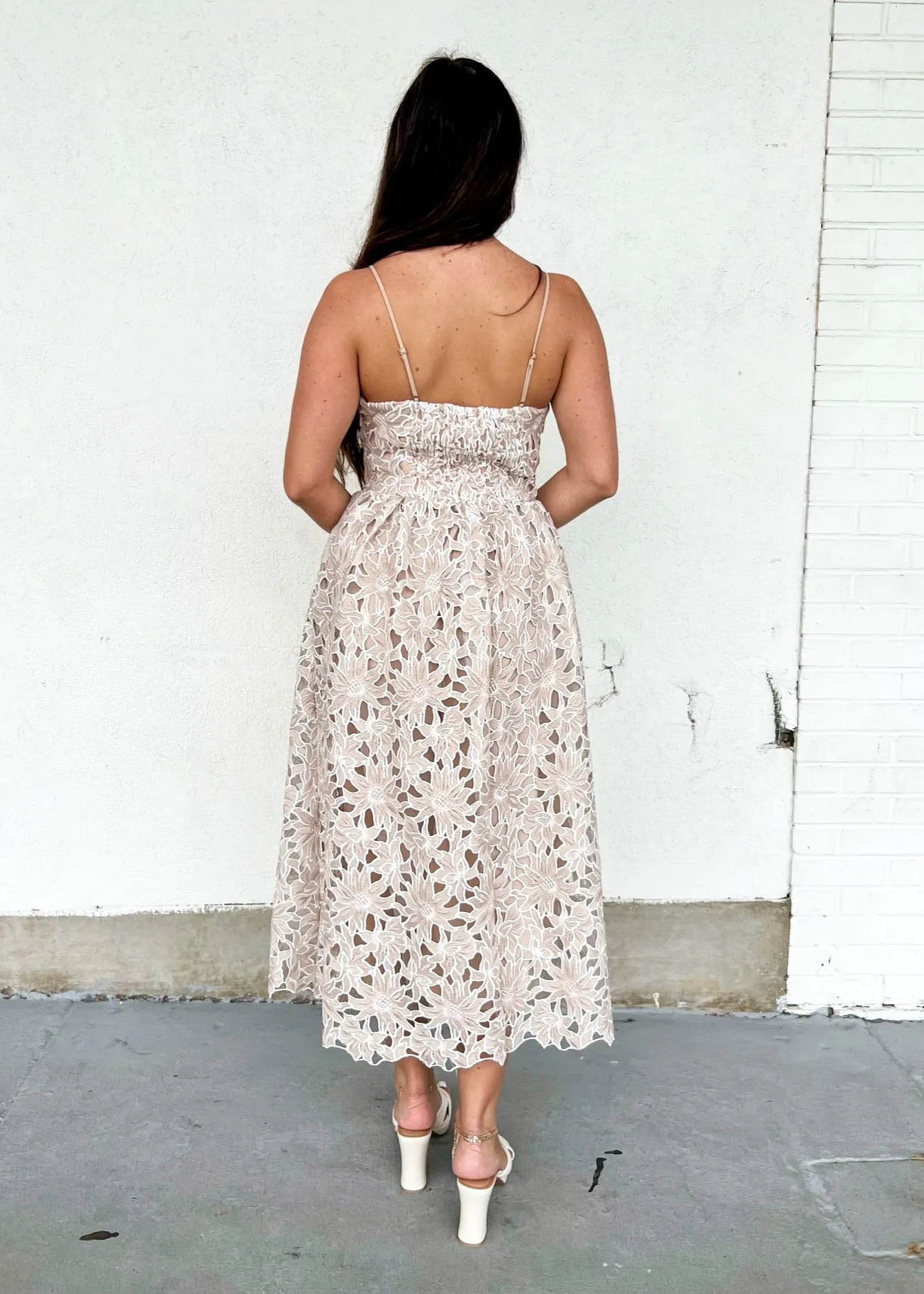 Comfy Fit MONA LACE MIDI DRESS