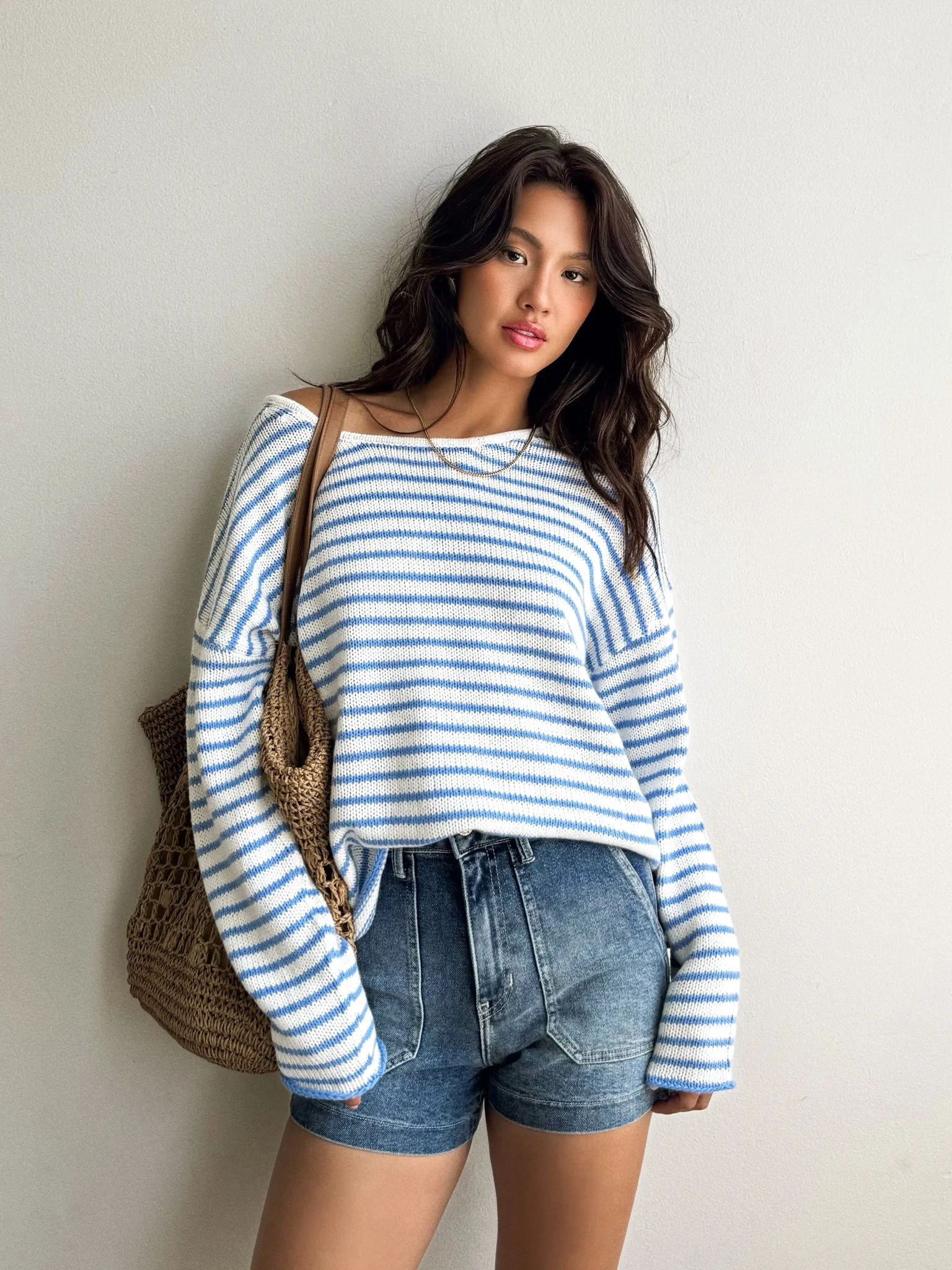 product sale Clear Skies Stripe Knit Sweater