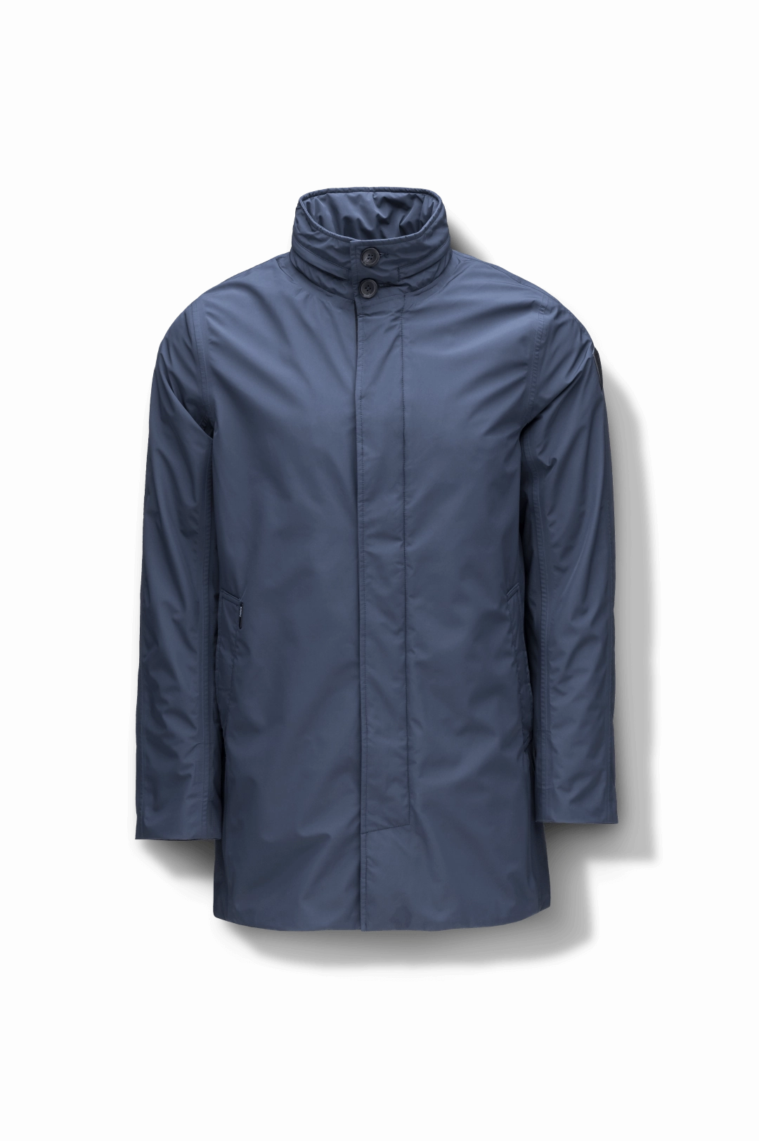 Fashion Forward Matte Fabric Pike Men's Tailored Mac Coat