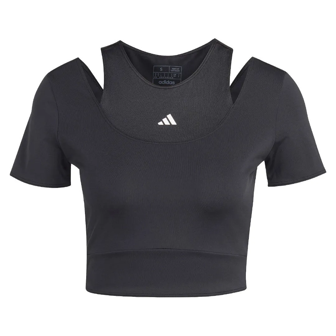 adidas - Women's HIIT AEROREADY Crop Training T-Shirt (HN5538) Mild Day Outfit