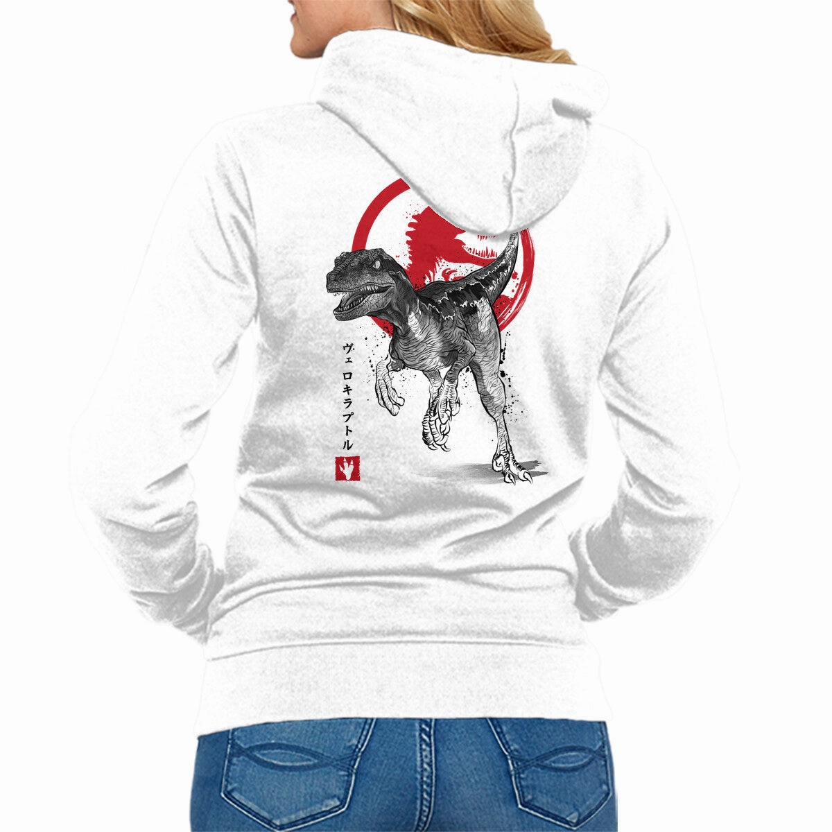 Comfy Look Velociraptor Sumi-E