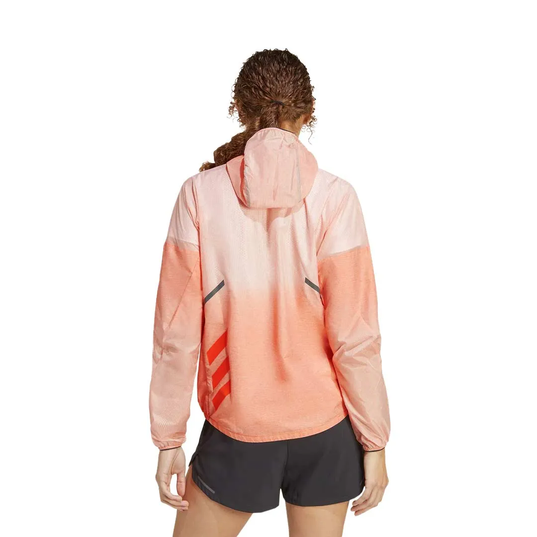 adidas - Women's Terrex Agravic Windweave Trail Running Windbreaker (HZ1325) Soft Shell Material Windproof Design