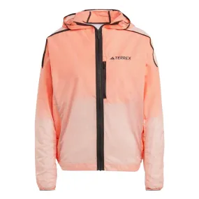 Roll Up Hood adidas - Women's Terrex Agravic Windweave Trail Running Windbreaker (HZ1325)