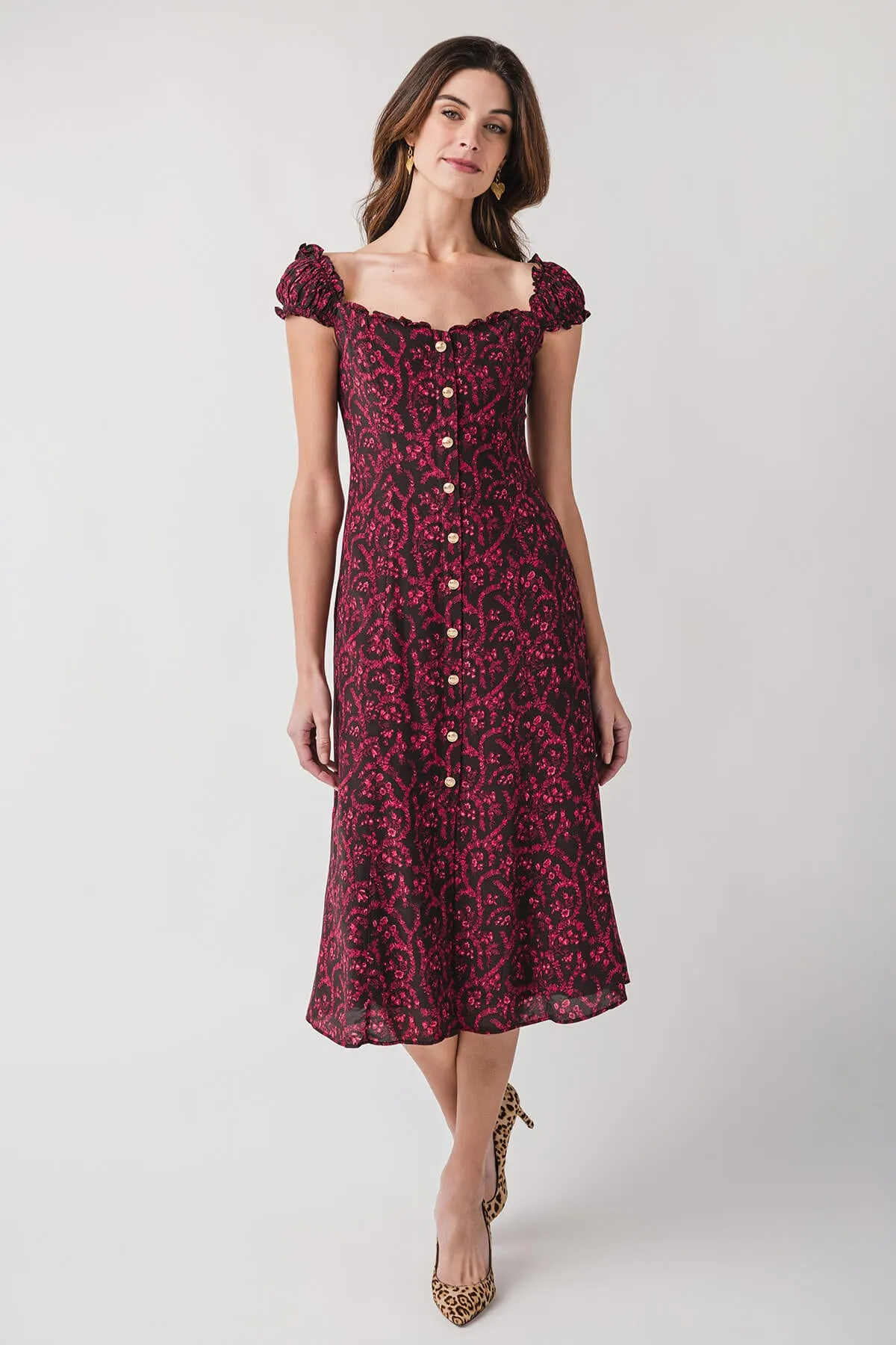 Olivaceous Lexi Dress Elegant brunch outfit Lounge Comfort