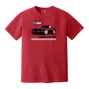 Weekend Comfort Vintage C4 Stripes Graphic T-Shirt