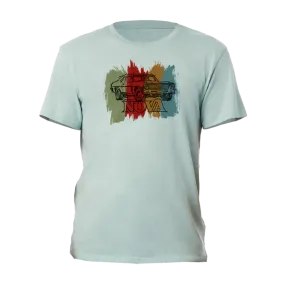 Vintage Chevrolet Nova Sketch T-Shirt Yarn Dyed Fabric