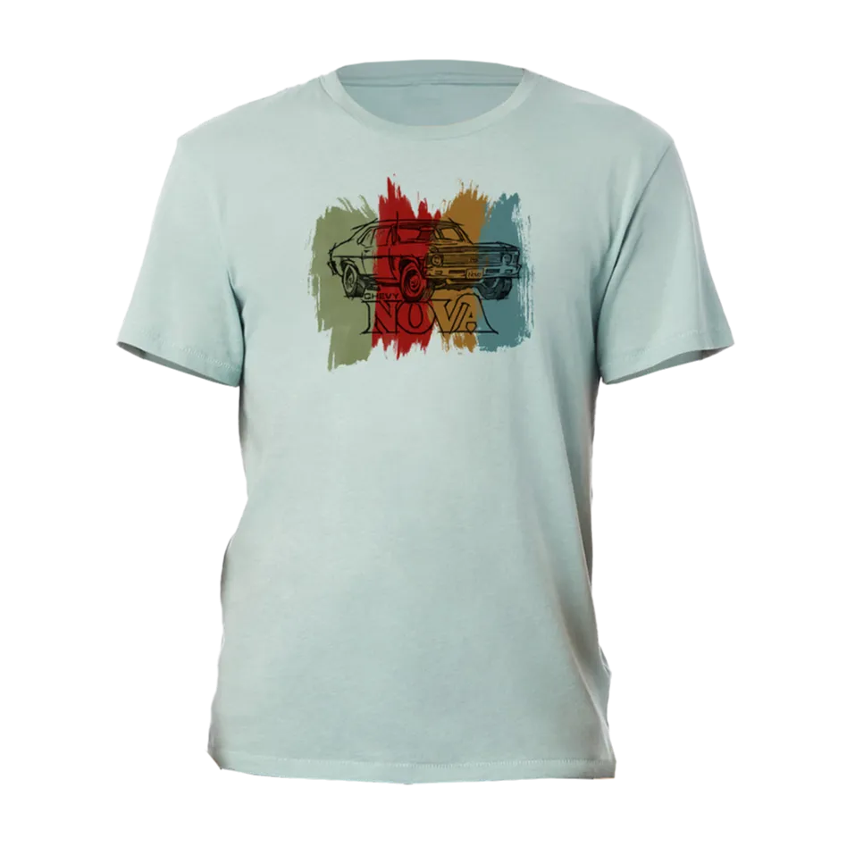 Adult Wear Fit For Movement Vintage Chevrolet Nova Sketch T-Shirt
